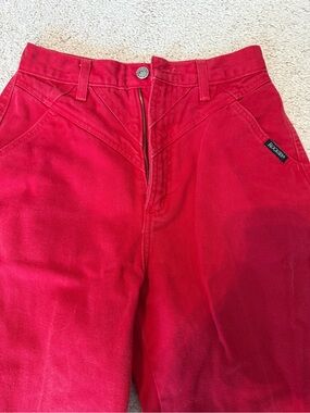 Rockies Vibrant Red High-Waist Pants